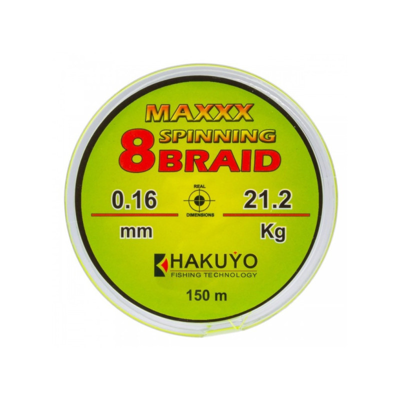 Fir textil MAXX SPINNING 8 BRAID Hakuyo Fir textil MAXX SPINNING 8 BRAID Hakuyo