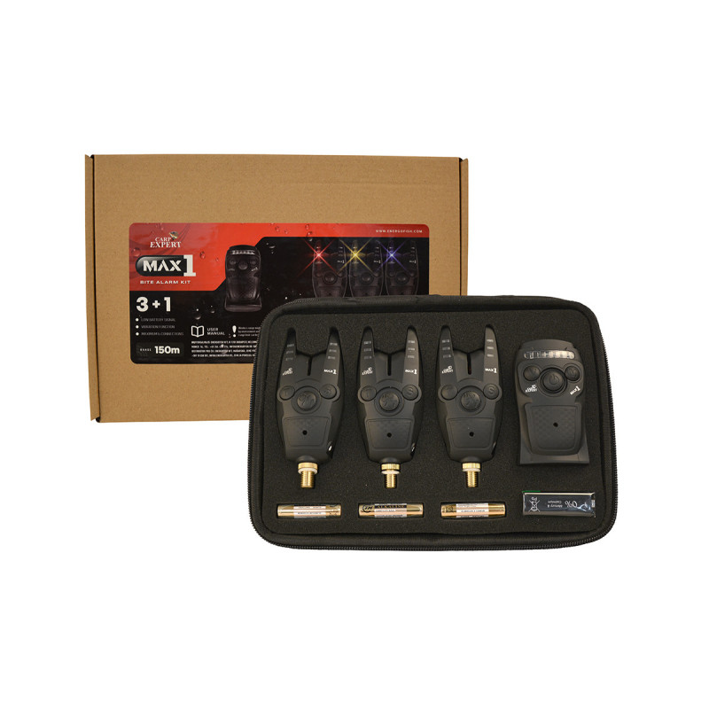 Set Avertizoare Carp Expert MAX1 3+1 Set Avertizoare Carp Expert MAX1 3+1