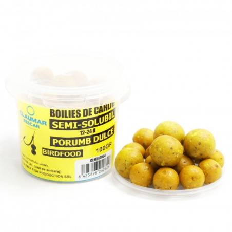 Boilies Claumar Birdfood De Carlig Semi-Solubil Porumb Dulce 100g