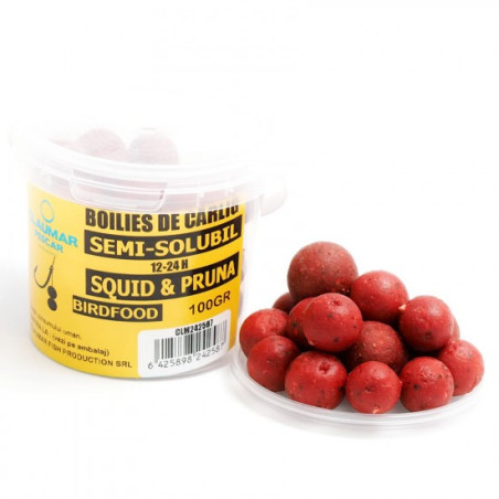 Boilies Claumar Birdfood De Carlig Semi-Solubil Squid & Octopus 100g