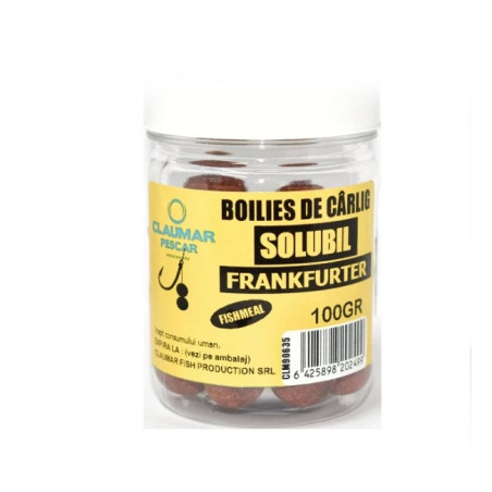 Boilies Claumar Fishmeal De Carlig Solubile Frankfurter 100g
