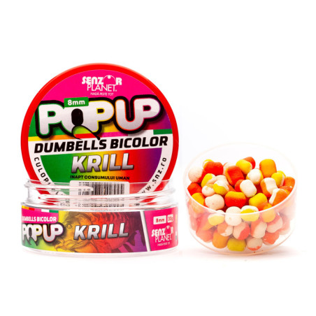 Wafters dumbells bicolor cascaval & parmezan 6mm 15g