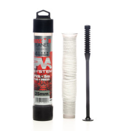 KIT PLASA SOLUBILA SLOW MELT 25mm PVA SYSTEM + TIJA COMPRESIE 5m