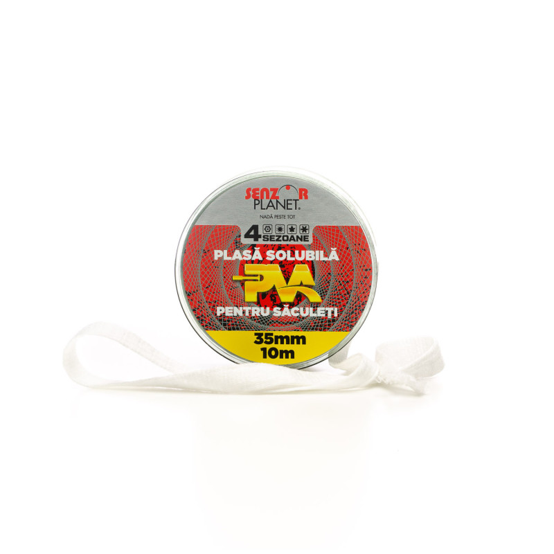 REZERVA PVA PLASA SOLUBILA SLOW MELT 35mm PENTRU SACULETI 10m REZERVA PVA PLASA SOLUBILA SLOW MELT 35mm PENTRU SACULETI 10m