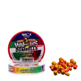 BUMBASTIC WAFTERS DUMBELLS PENTRU BANDA CAPSUNA & USTUROI (GALBEN-PORTOCALIU) 6-8mm 25g