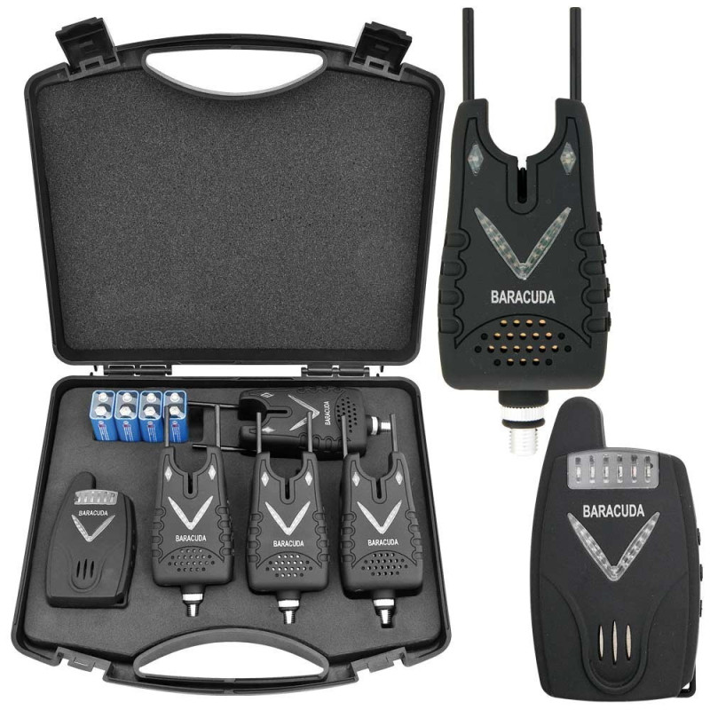 Set 4 avertizoare wireless Baracuda Model TLI34 + receptor TLI34B Set 4 avertizoare wireless Baracuda Model TLI34 + receptor TLI34B